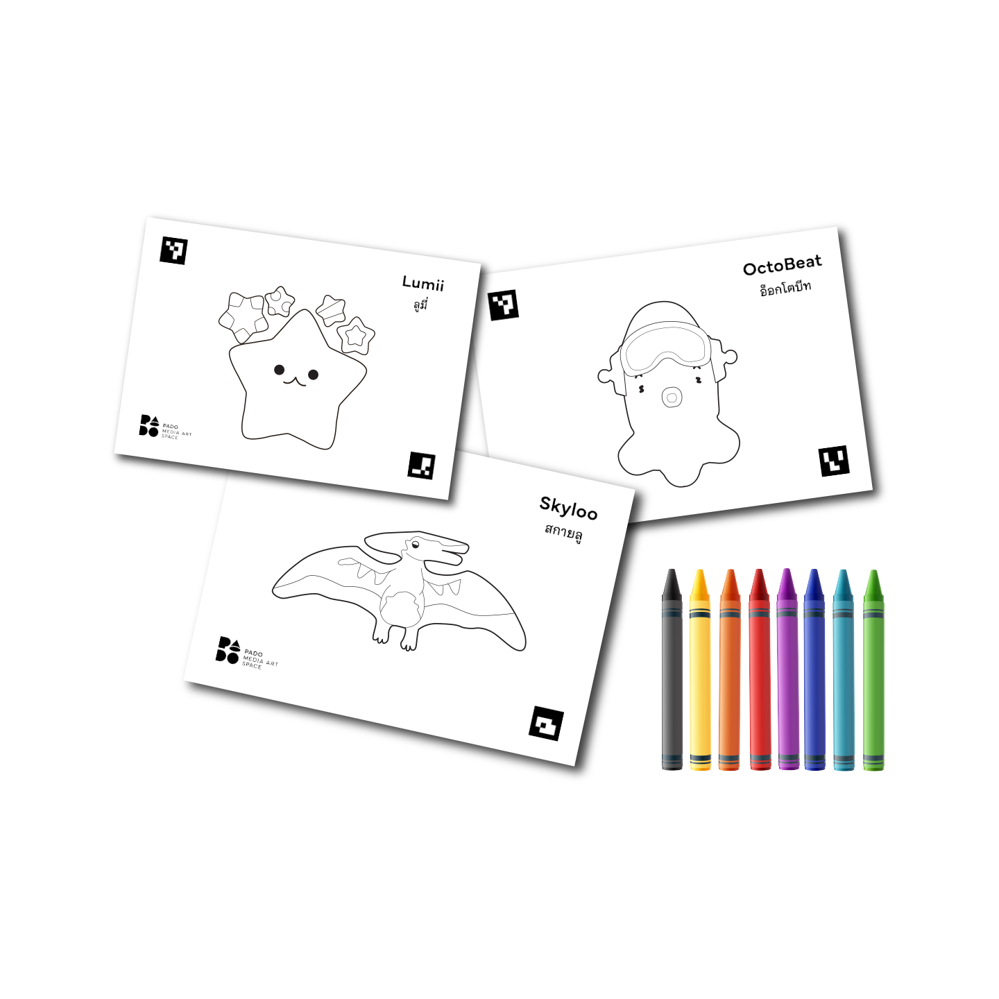 Halloween Evening Crayon Set